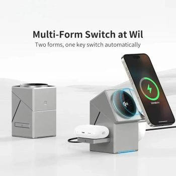Geometry Qi2 3in1 MagSafe Wireless Charger